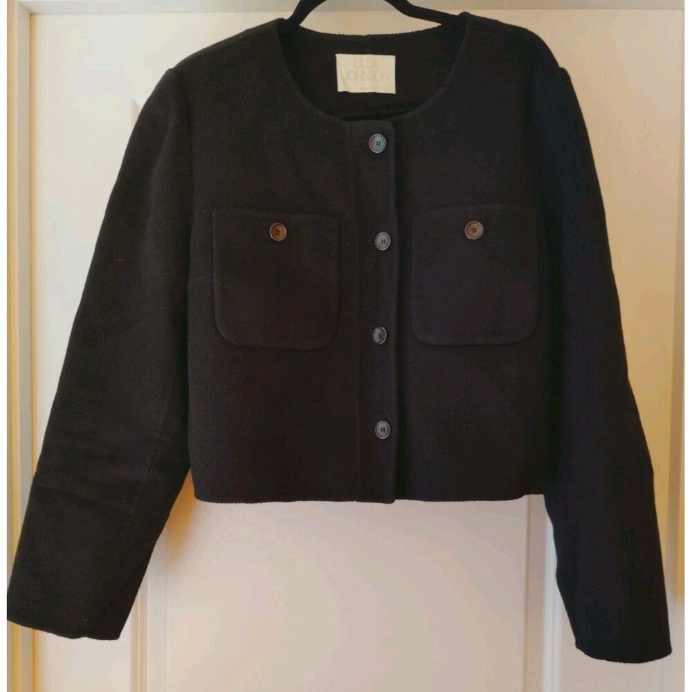 Ulla Johnson Eve Jacket Size XL Cropped Wool Cashmere Blend